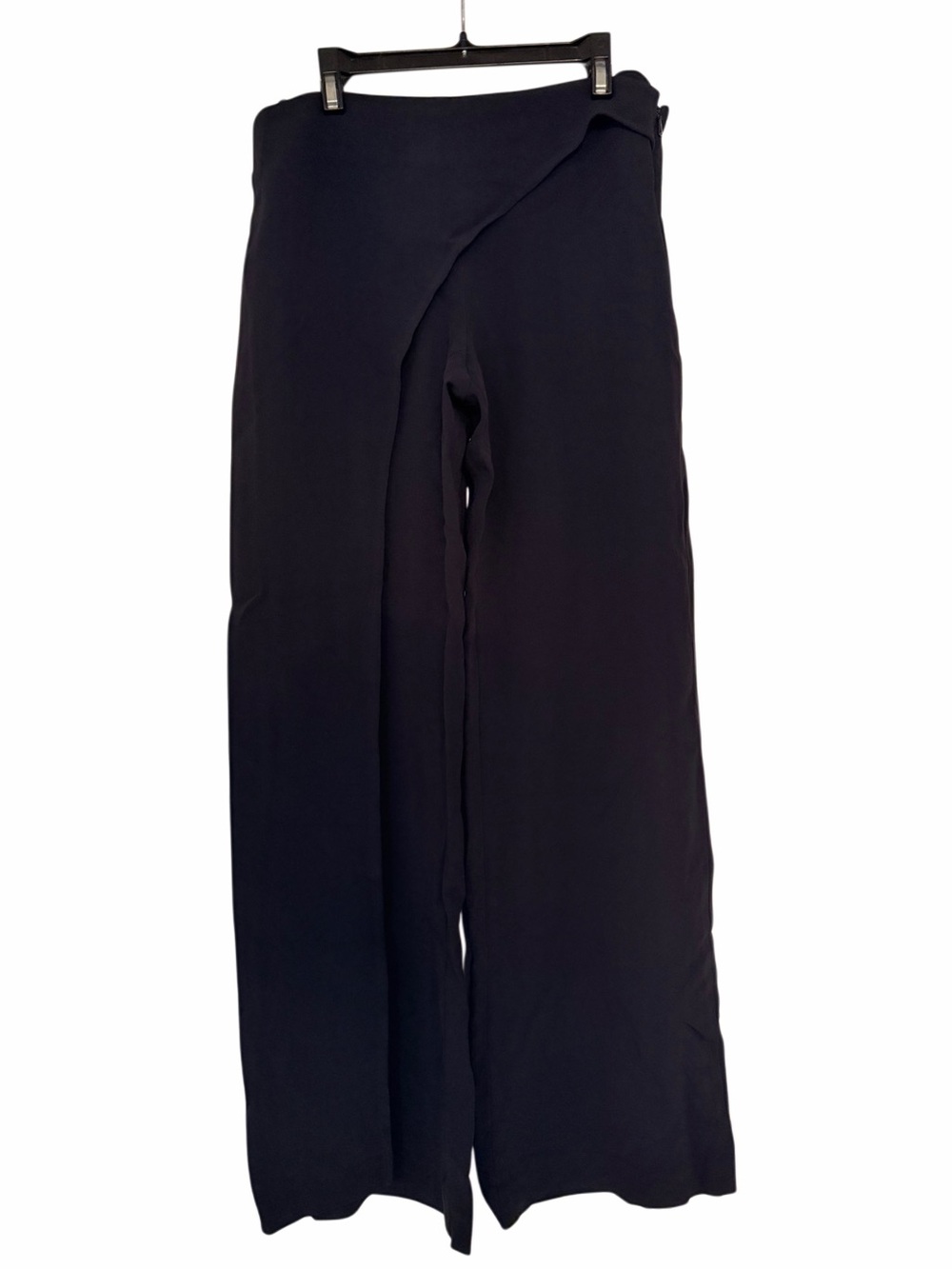 Woman’s Worth New York Black Wide-Leg Wrap Detail Pants